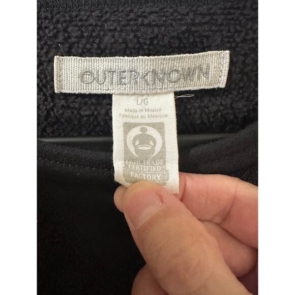 Outerknown Sur Sweatshirt French Terry Charcoal Gray Men's, Large - Picture 2 of 6